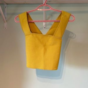 Camisole jaune aritzia